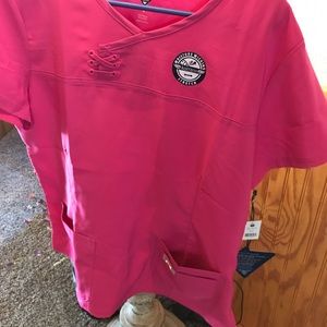 “New” Koi tech stretch scrub top